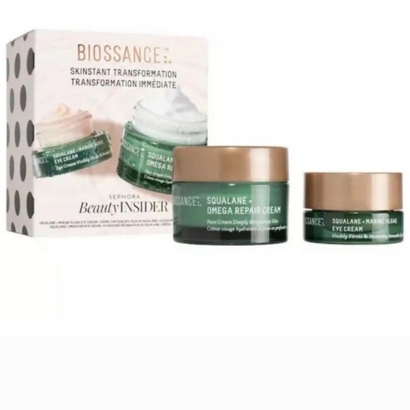 Biossance Other - Biossance 2-Piece Skinstant Transformation Moisturizer: Eye & Repair Creams, NIB